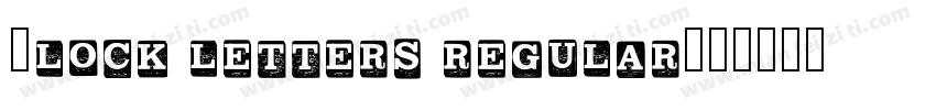 Block letters regular字体转换